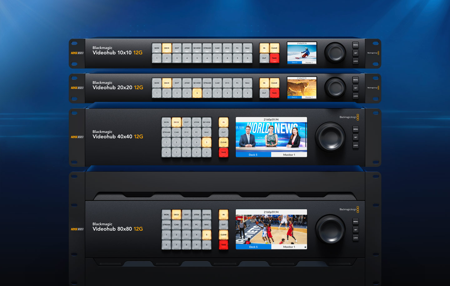 Blackmagic Videohub - Front