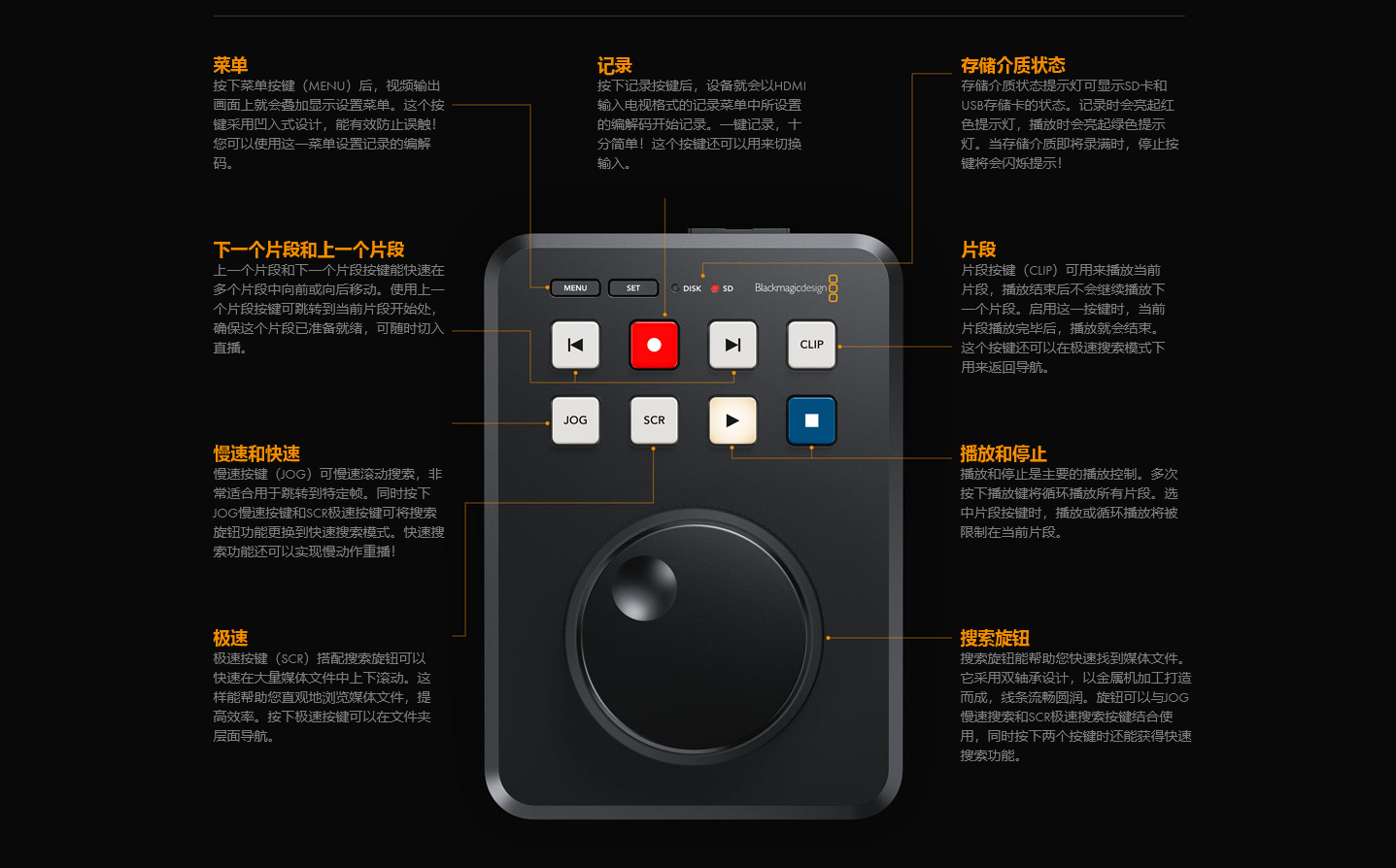 Traditional Broadcast Deck Controls